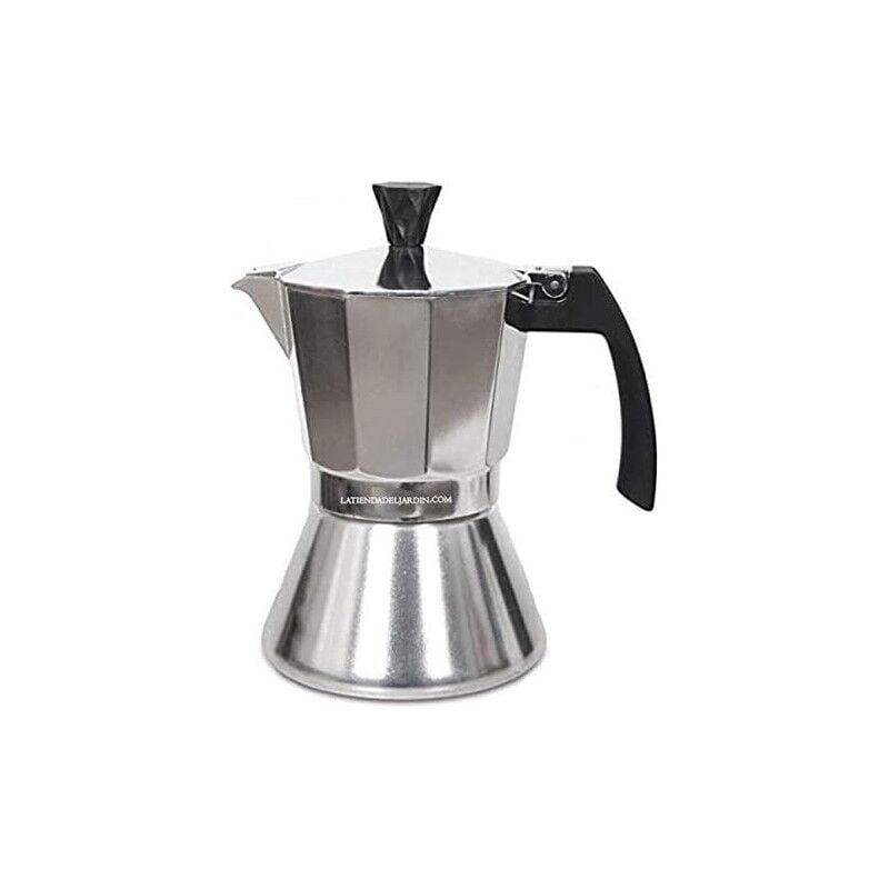 Suinga - Cafetière italienne induction en Acier Inoxydable 12 tasses, Compatible Toutes Sources de Chaleur Sauf Induction