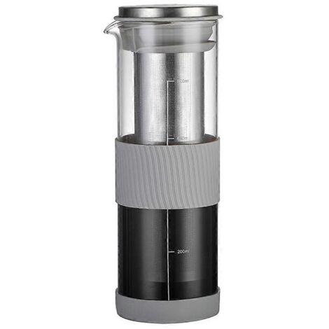Cafetière à infusion à froid et infuseur à thé - Carafe en verre de 800 ml