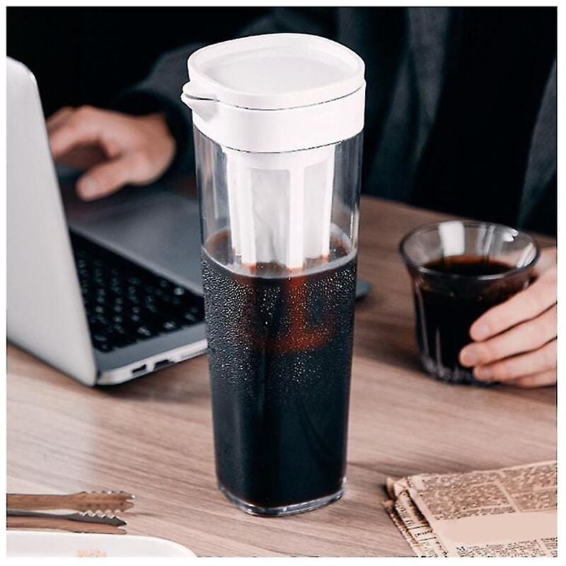 Feiyue - Cafetière à infusion glacée haute capacité Cafetières Cafetières froides Théières Filtre pour thé Café à la main