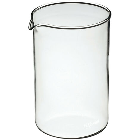 Cafetière à piston 850 ml LCB6CUP – Verre de borosilicate résistant à la chaleur – Compatible 6 tasses – Lavable au lave-vaisselle