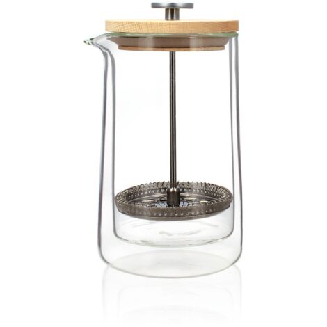 Cafetière à piston en verre double paroi 500ml, OCTAVE