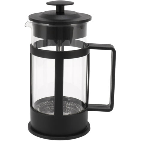 Cafetière à piston en verre et acier inoxydable 350ml, cafetière française pour thé et café