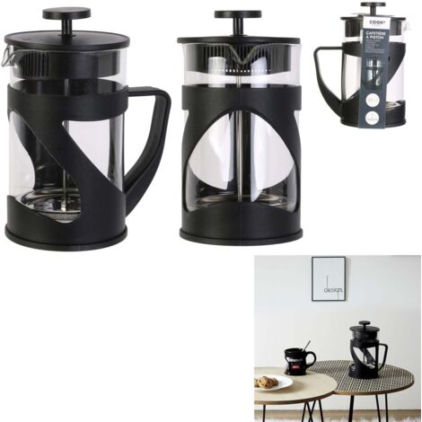 Cafetiere A Piston Noir 80cl 7 Tasses