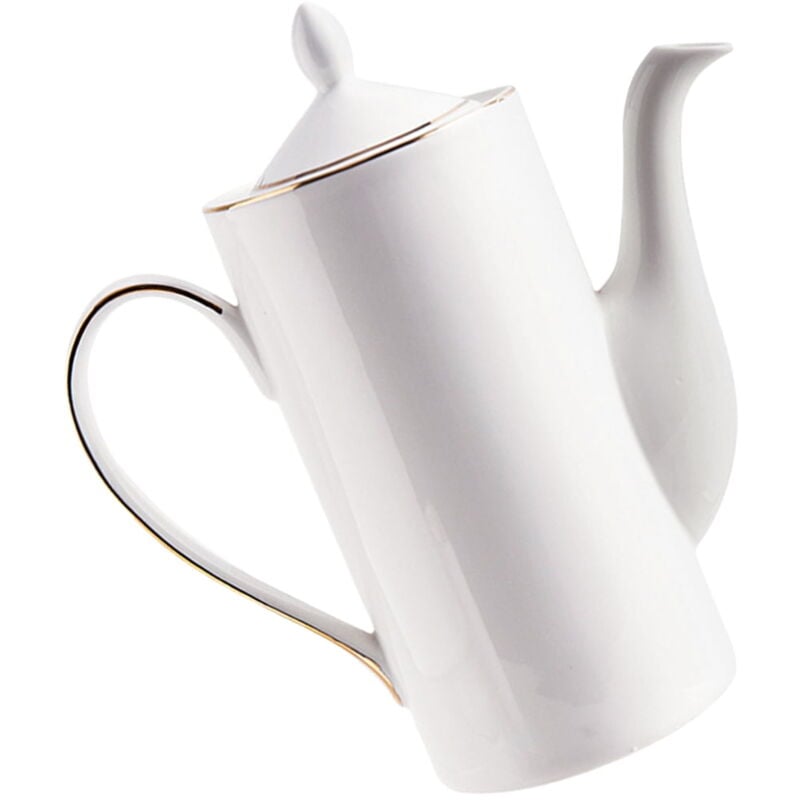 Cafetière Bouilloire à eau Théière portative Fourniture de café Théière à fleurs Bouilloire à thé en céramique