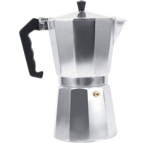 Cafetière , Cafetière Italienne Moka en Aluminium Tasses Pot café Moka pour Cuisinière, Bureau, Domicile.(450ML)