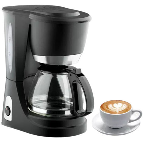 Cafetière, Capacité 8 Tasses, 830W, Fonction Maintien au Chaud, Arrêt Automatique, Filtre Permanent, Système Anti-Goutte, Compacte et Portable, Facile à Nettoyer