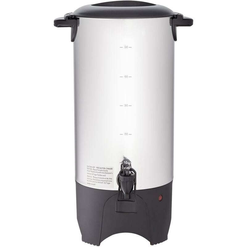 Mophorn - Cafetière commerciale distributeur d'infusion rapide en acier inoxydable de 50 tasses