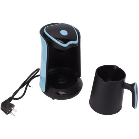 Cafetière Électrique Isotherme 500ml en Acier Inoxydable pour Bureau, Bleue, Prise UE 220V