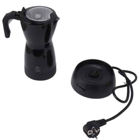 Cafetière électrique Moka 300ml 6 tasses - Machine à café visuelle pour maison, cuisine et salon de dessert - 220‑240V prise UE