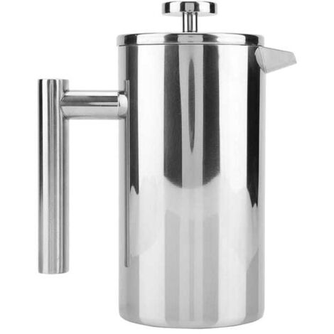 Cafetière en acier inoxydable à double paroi avec filtre (800 ml)