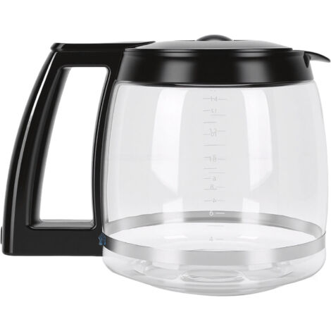 Cafetière en verre facile à nettoyer, résistante à la chaleur et au froid, avec poignée, compatible avec les cafetières Cuisinart 14 tasses (2,1 L)