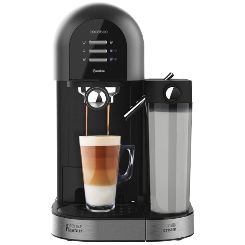 Machine à café semi-automatique Cumbia Power Instant-ccino 20 Chic Serie Nera - Cecotec