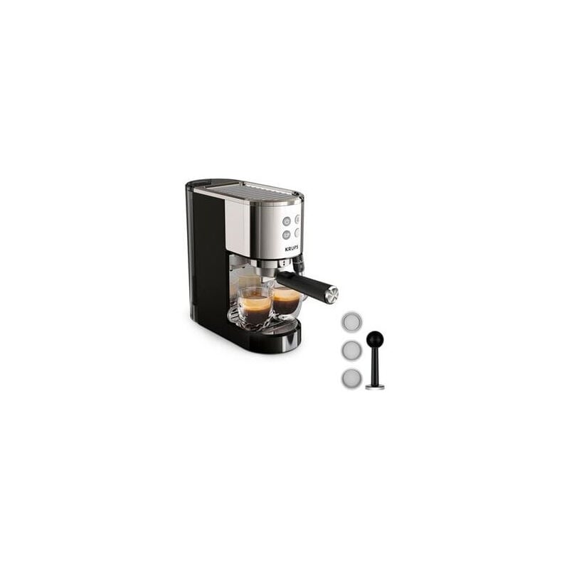 Cafetière expresso à pompe Krups Virtuoso+ XP444C10 Inox