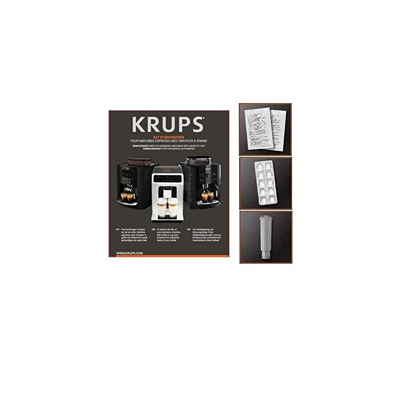 SEB - krups kit filtre détartrant machine à café espresseria happy quatre falcon XS530010