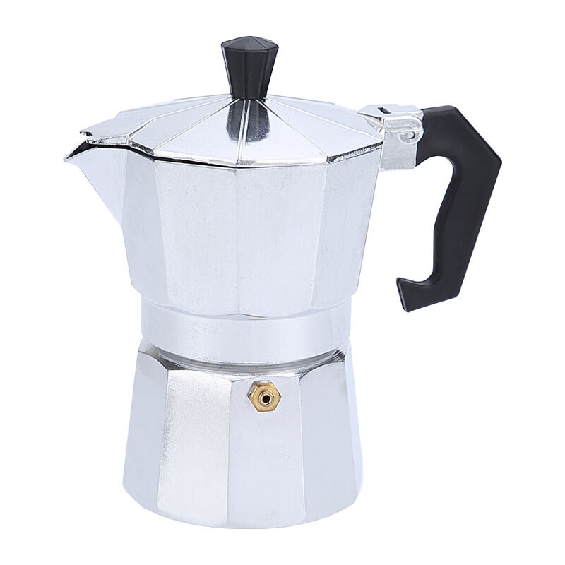 Cafetière Italienne (150 ml) I 3 Tasses I Machine a Cafe Italienne GRANDE I Cafetière en Aluminium pour Préparation d'Espresso Italien I Convient à