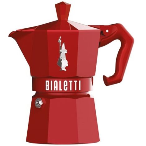 Cafetière italienne 3 tasses rouge - Bialetti - 0009055