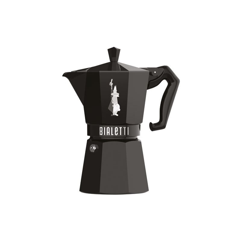 Bialetti - cafetiere moka exclusive black 6 t