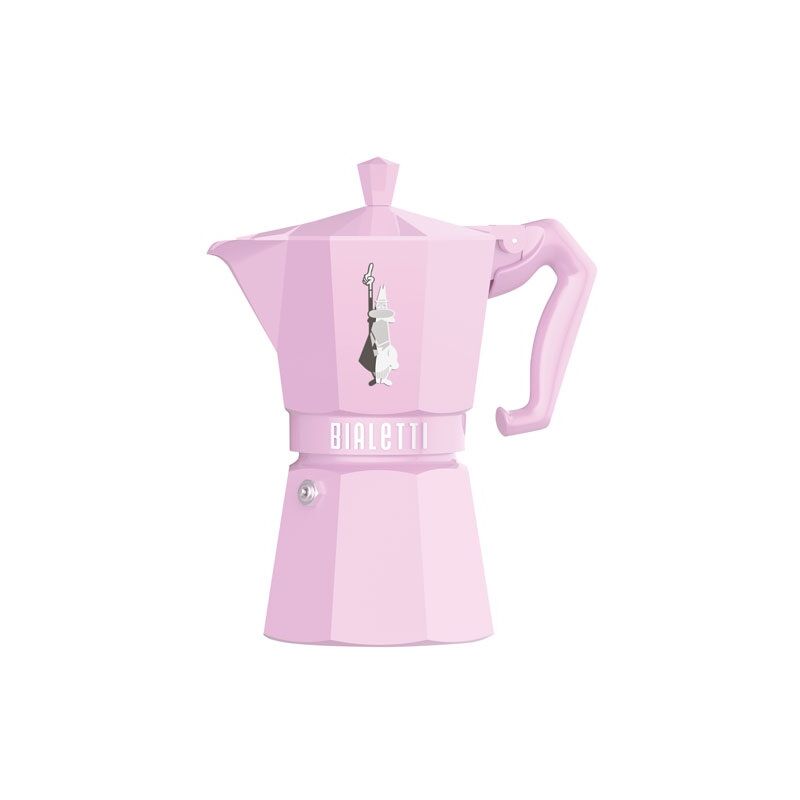 Bialetti - Cafetiere Moka Exclusive Pink 6 T