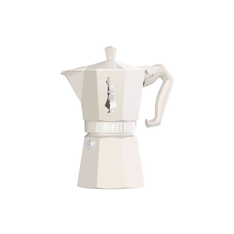 Bialetti - cafetiere moka exclusive 6T creme