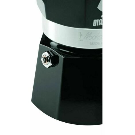Cafetiere italienne - BIALETTI - Moka Express - Tous feux sauf induction - 3 tasses - 100 ml - Noir