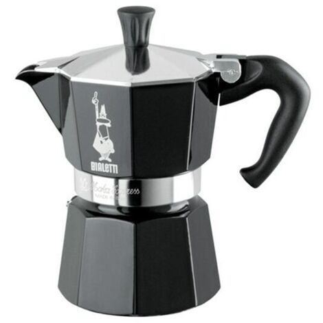 Cafetiere italienne - BIALETTI - Moka Express - Tous feux sauf induction - 6 tasses - 300 ml - Noir