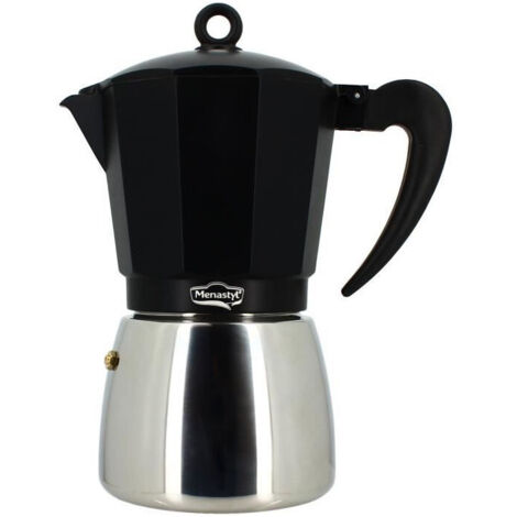 Cafetiere Italienne - MENASTYL - 3935072 - Aluminium - 12 tasses - Tous feux dont induction