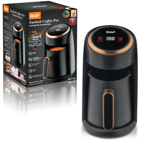 Cafetière thermostatique, norme européenne RAF, bouilloire à eau chaude, cafetière à affichage visuel, chauffe-lait, chaudière à lait, etc.