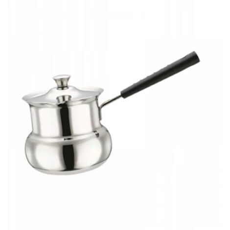 Cafetière turque avec poignée, en forme de tambour, compatible avec les plaques à induction, capacité de 360 ml