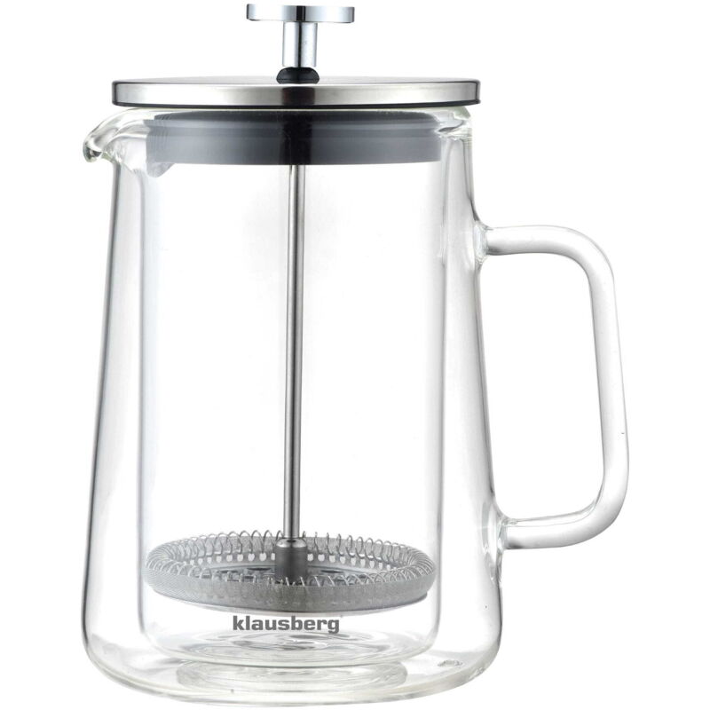 Cafetière/théière thermique à piston 600 ml KLAUSBERG KB-7685