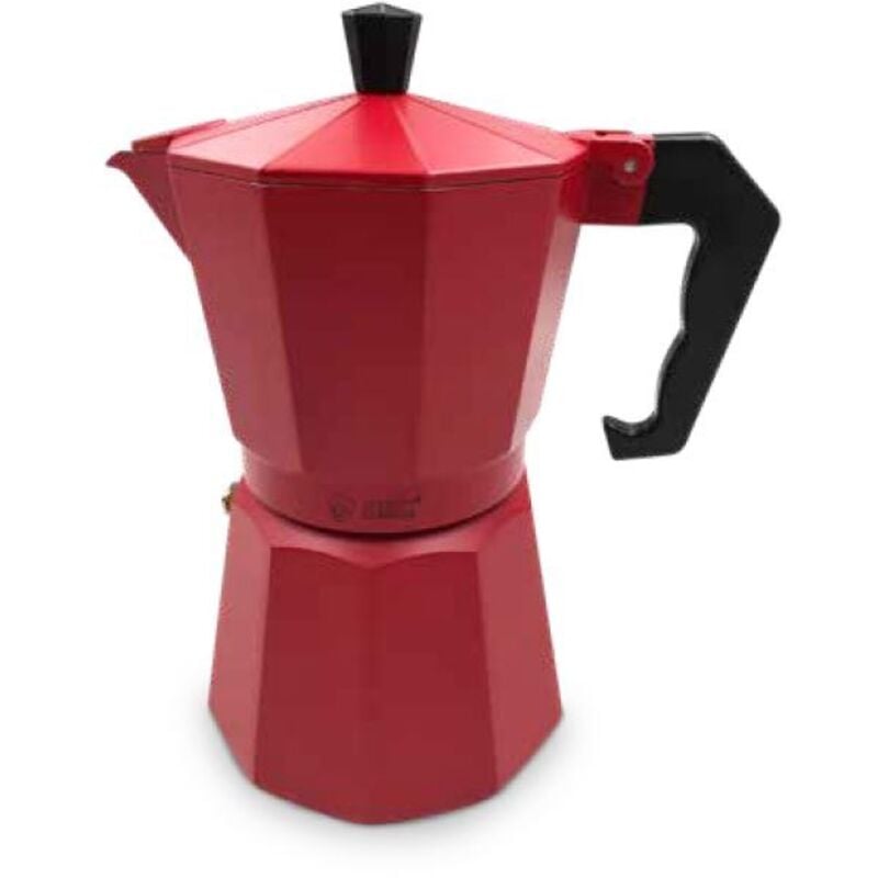 GSC - Cafetière Kalossi 9 tasses Rouge 400010011