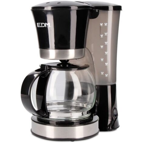 Caffettiera a goccia 12 tazze 800w 16x23,5x29,5cm edm