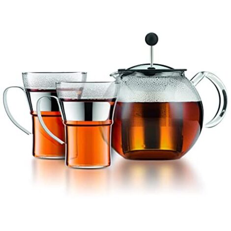 Caffettiera a Stantuffo Bodum Trasparente Acciaio 1 L 0,35 L (6 Unità)