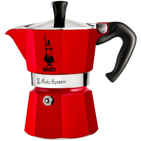 Caffettiera Bialetti Winter Wonderland Moka 3 tazze 150ml Rosso [MOKA 3T ROSSA NATALE 24]