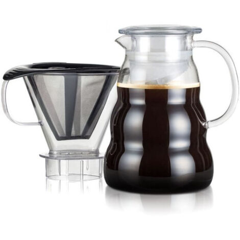 Caffettiera - BODUM - Melior - Filtro permanente rete inox - 8 tazze - 1,0 L - Trasparente