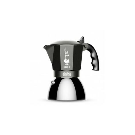 Bialetti Caffettiera Moka Induction, 4 Tazze (150 ml), Adatta a