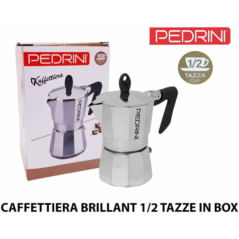 Caffettiera brillant a 1/2 tz. in box