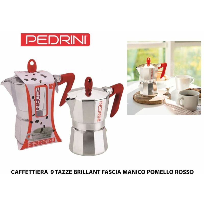 Caffettiera brillant 9 tz. in box