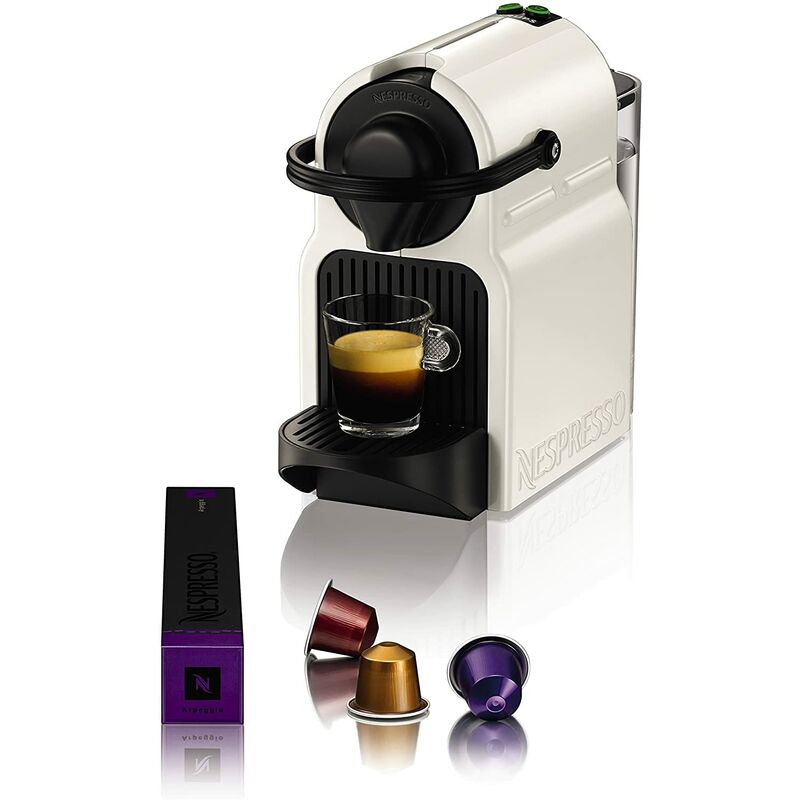 Image of Nespresso Inissia XN1001, Macchina da caffè di Krups, Sistema Capsule Nespresso, Serbatoio acqua 0.7L, White