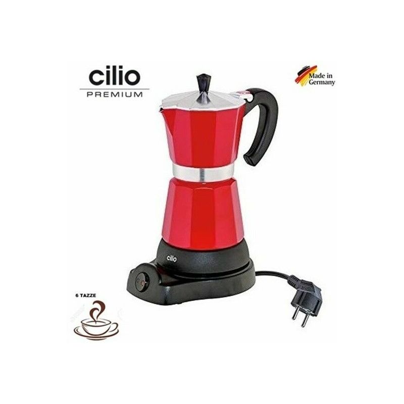 Image of Caffettiera elettrica x caffe' espresso modello classico 6 tazze Cilio germany