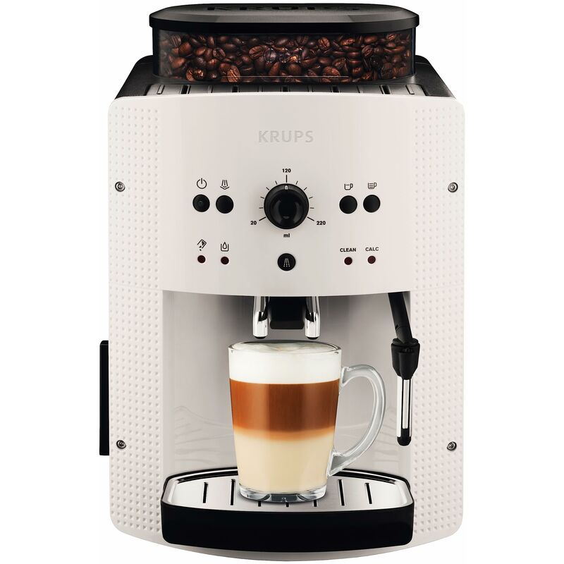 Image of Krups - EA8105 freestanding Fully-auto Espresso machine 1.6L 9cups White coffee maker - Coffee Makers (Freestanding, Espresso machine, 1.6 l,