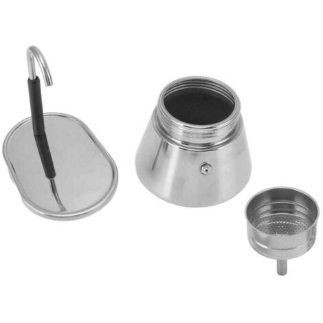 Caffettiera in acciaio inox in stile italiano