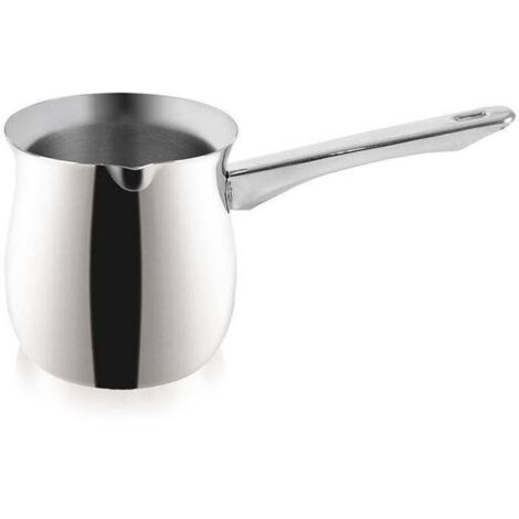 CAFFETTIERA IN ACCIAIO, PENTOLA DA CUCINA PER CUCINARE, SPREMILA LATTE 400 ML