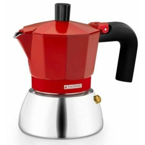 Caffettiera Italiana Monix M863109 Rosso 470 ml
