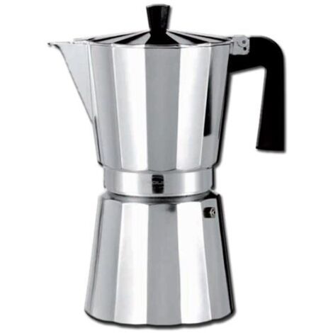Caffettiera Italiana Oroley Alluminio 6 Tazze Argentato