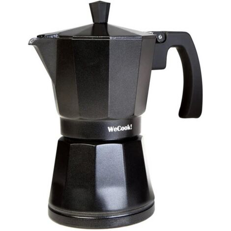 Caffettiera Luccia WECOOK in alluminio adatta all'induzione 1-3 tazze 30103
