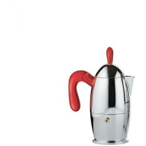 CAFFETTIERA MOKA 6 TAZZE GUZZINI ROSSA 37278