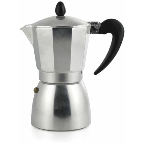 CAFFETTIERA MOKA MEZZA TAZZA 1/2 TA MACCHINA IN ALLUMINIO