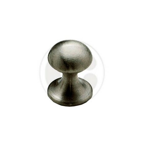 Cafim Art 2432 bouton laiton pour meuble 18 mm blanc