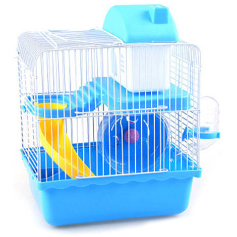 Cage à hamster 2 étages, haute conception de châssis, habitat pour hamster