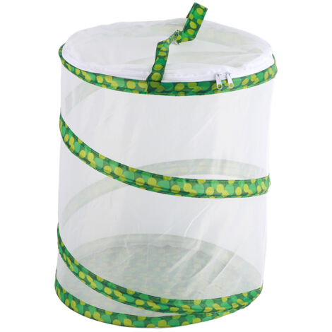 Cage à Insectes Pliable pour Élevage de Papillons et Insectes, Habitat Portable